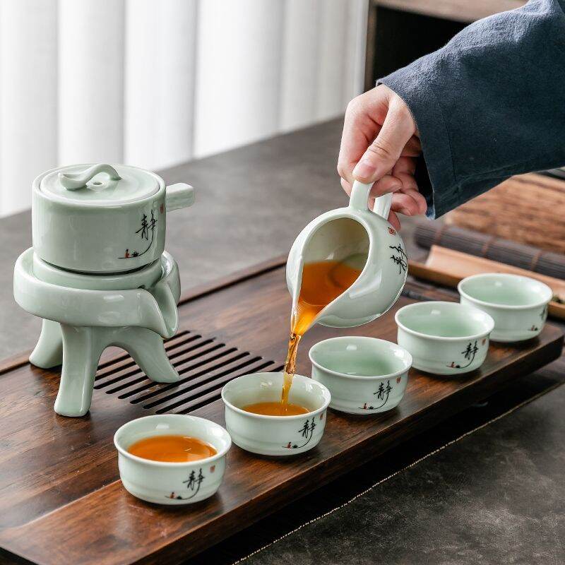Bộ ấm trà bán tự động cối xay