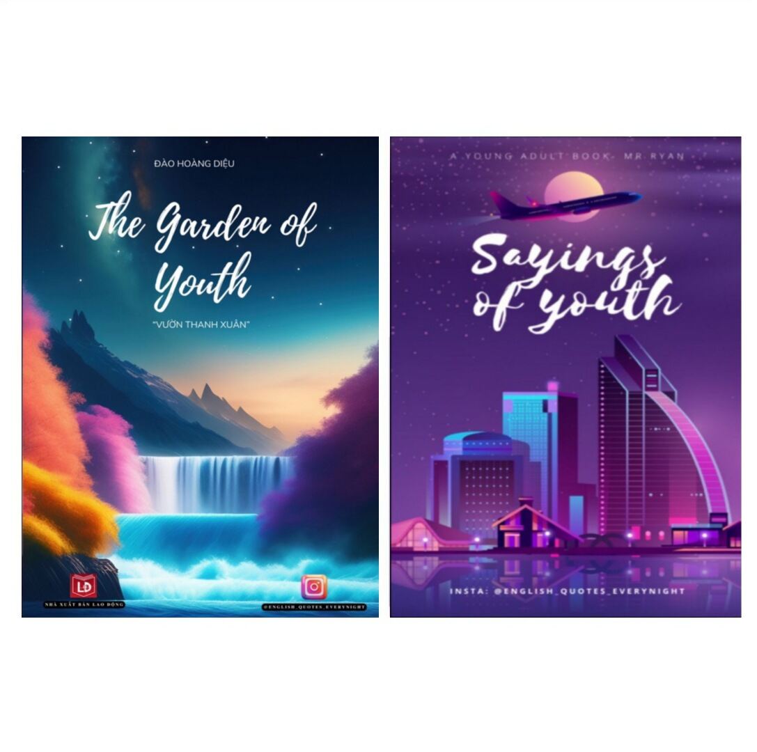 Combo The Garden Of Youth Vườn Thanh Xuân & Sayings Of Youth Lời Nói Của Thanh Xuân sổ tay