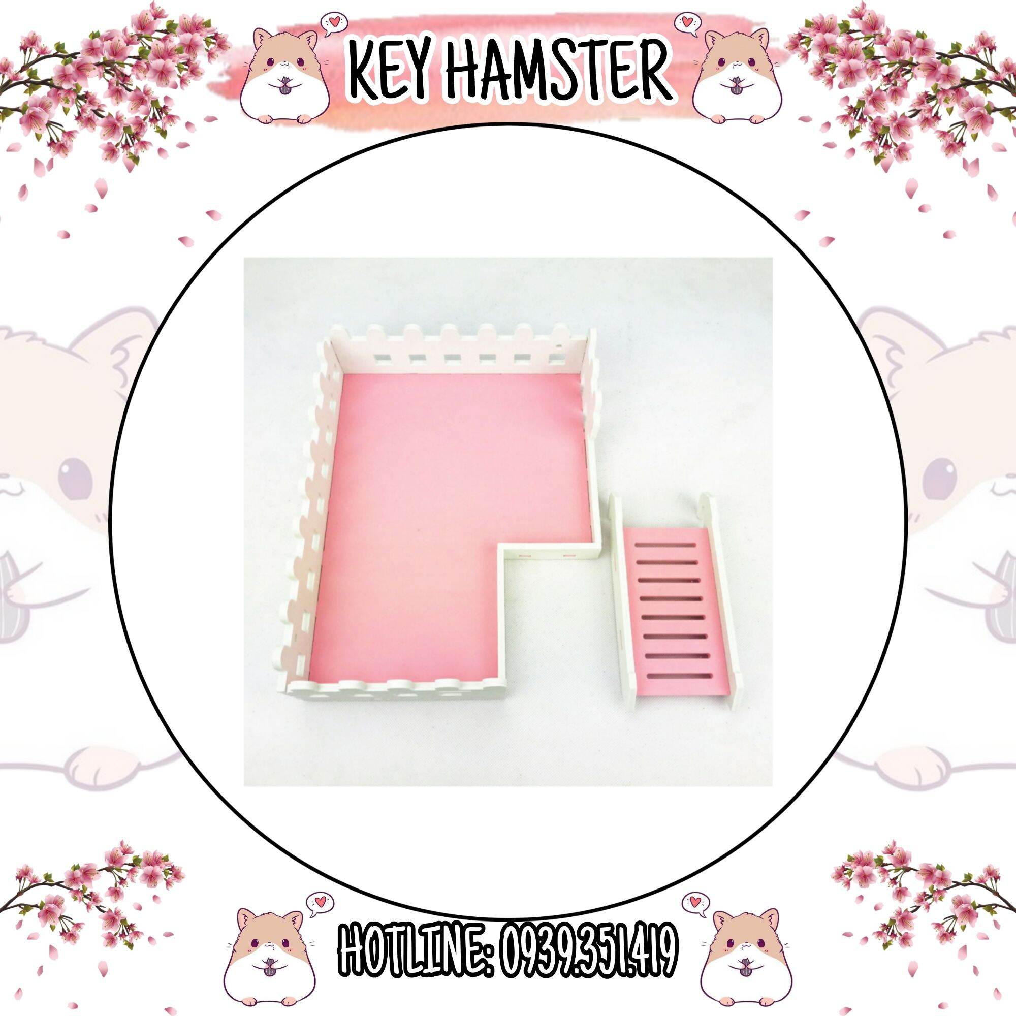 Tầng lồng gỗ - Tầng gắn lồng đại hamster.
