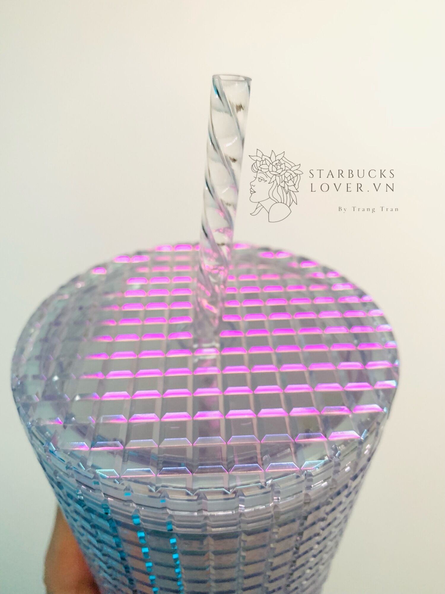|CHÍNH HÃNG| LY STARBUCKS SILVER GRID 710ml