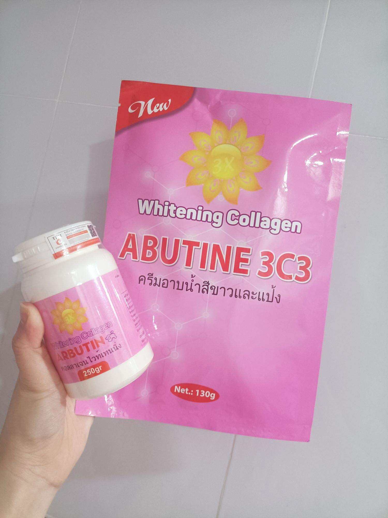 Combo kem abutine 3c3 + tắm trắng abutine 3c3