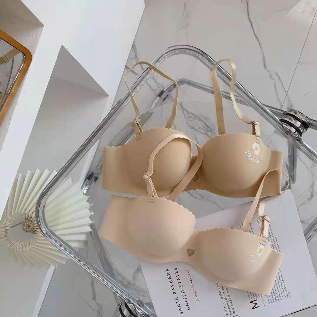 Áo ngực su mỏng không gọng hoa cúc