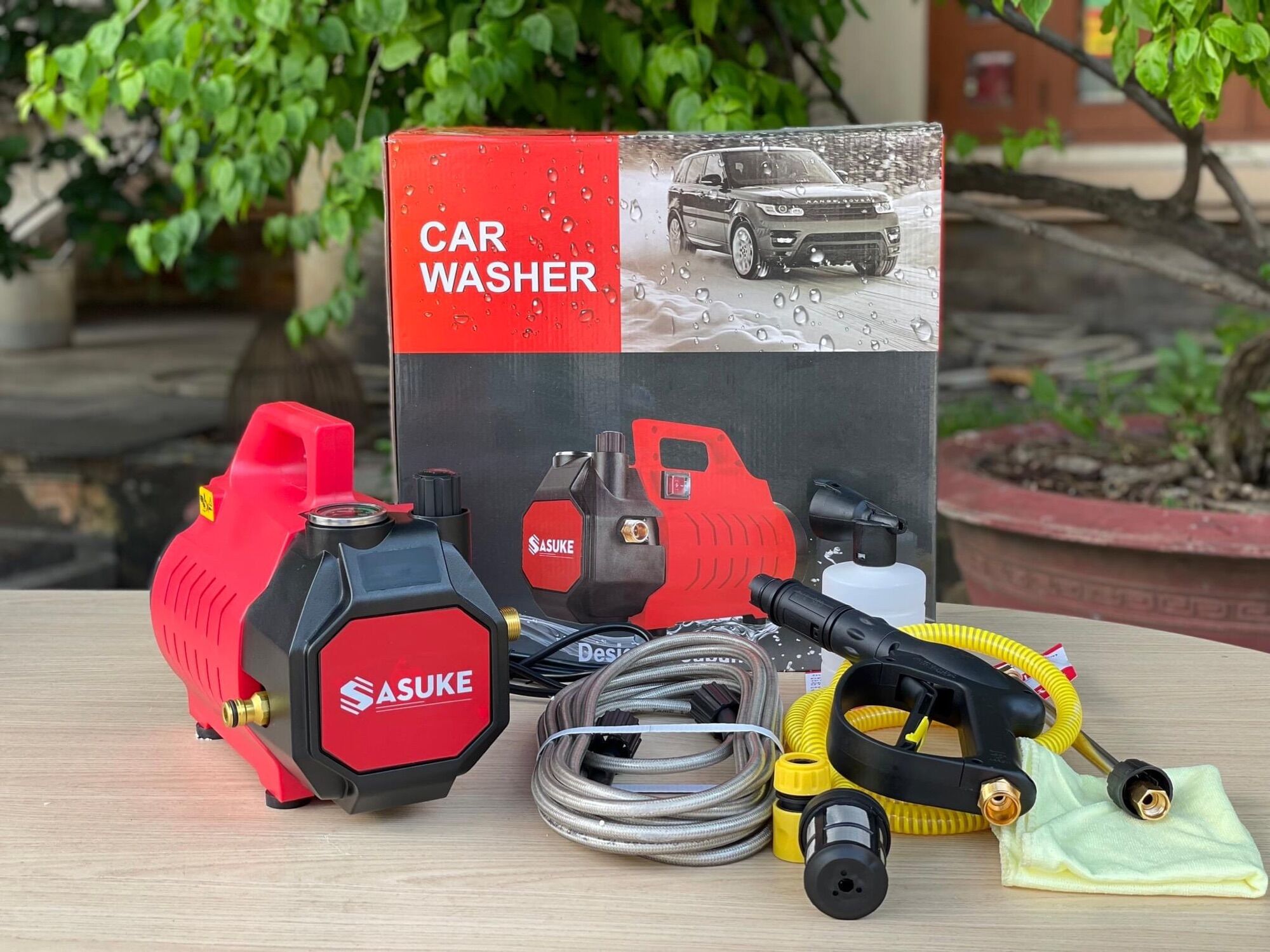 MÁY XỊT RỬA XE CAO CẤP SASUKE SSK230
