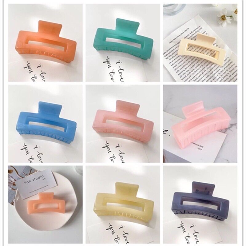 Kẹp gấp tóc , kẹp càng cua hình chữ Nhật nữ hàn quốc cute M5.1- HCM