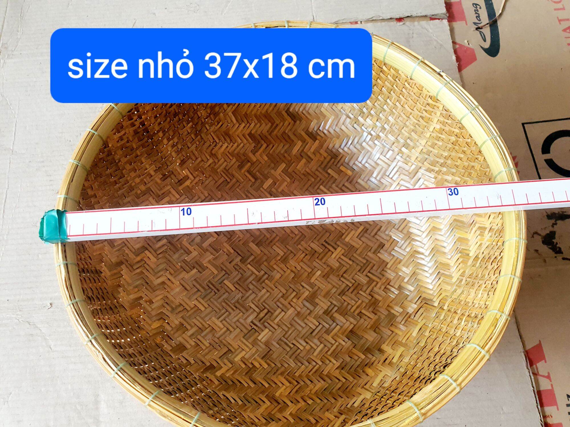 Thúng Gạo Đan Tre LOẠI 1, Chắc Chắn và Bền Đẹp