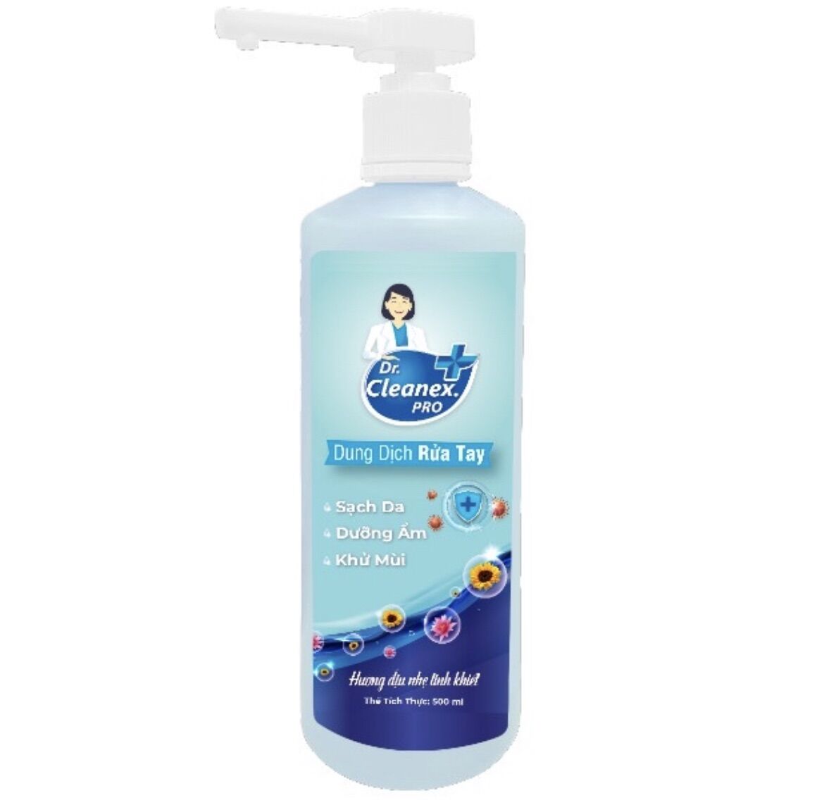 Dung dịch rửa tay - nước rửa tay khô dr cleanxpro chai 500ml