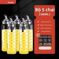 KuaKe | Chai Thủy Tinh Đựng Nước Mắm Giấm Dầu Gia Vị