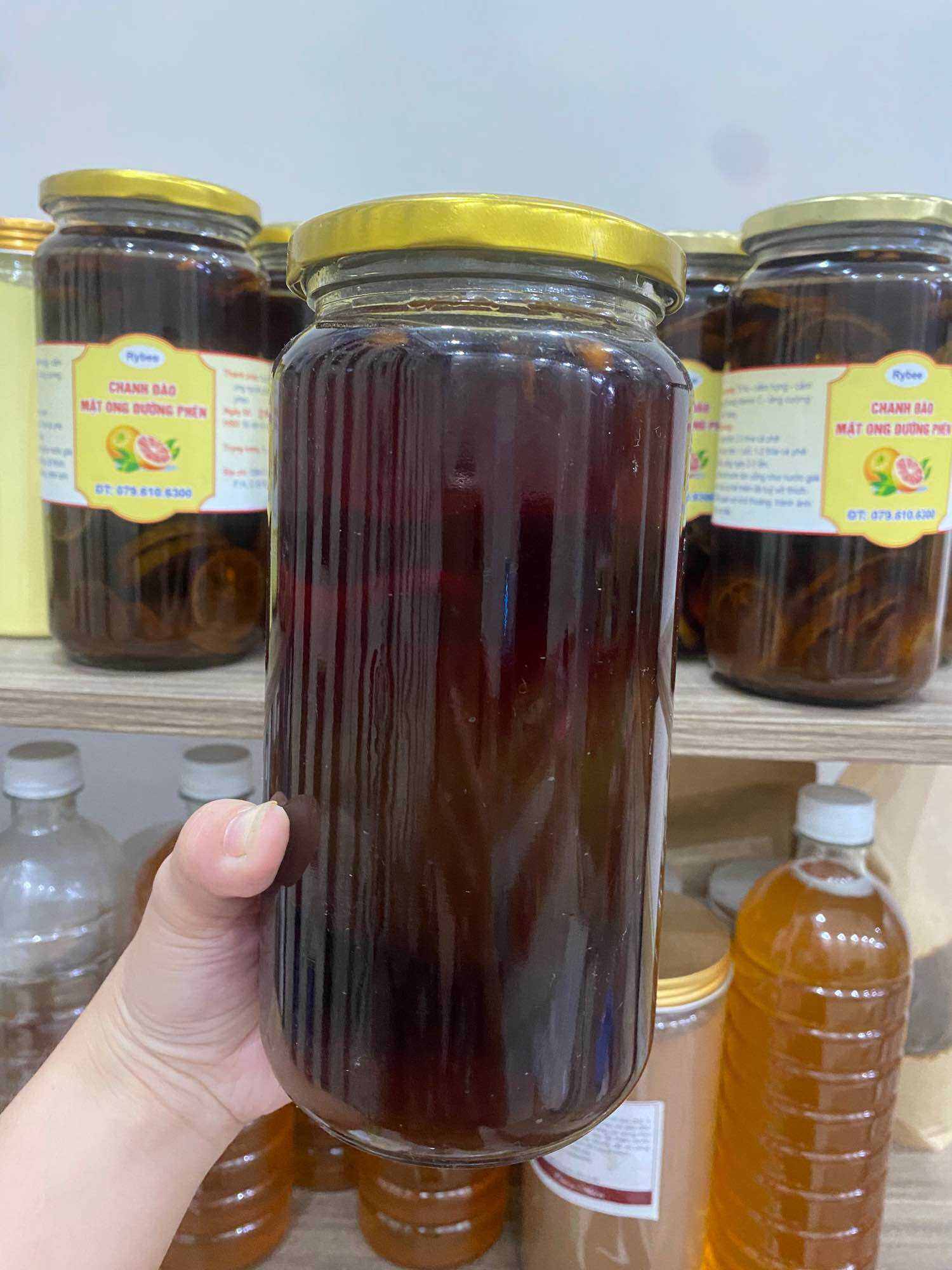 700ml Nước cốt chanh đào mật ong