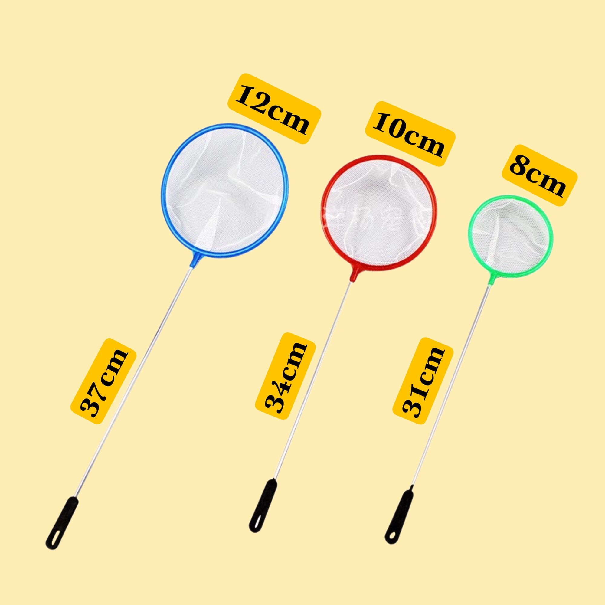 Vợt tròn lưới vớt artemia , bobo , cá con 3 kích cỡ