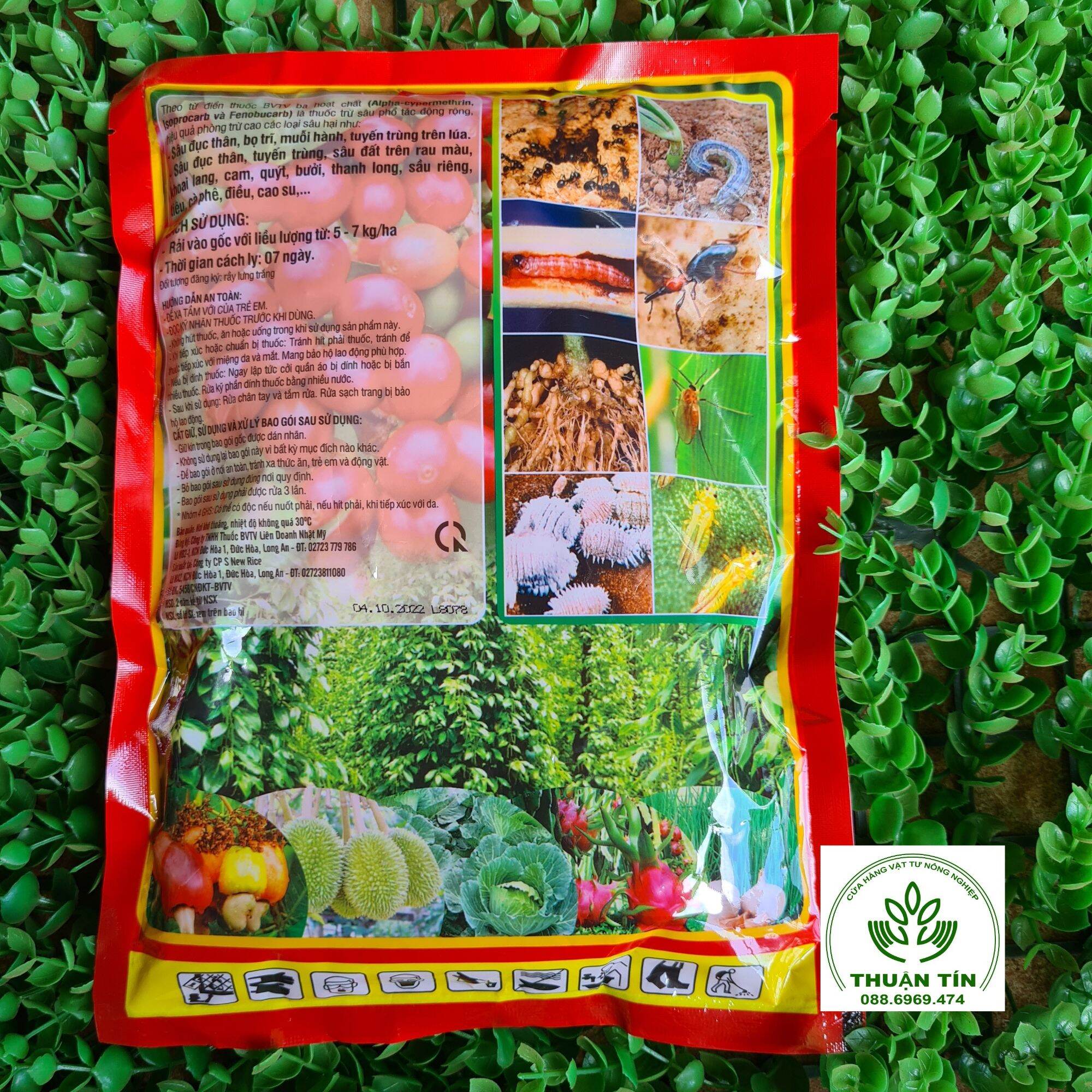 Trừ sâu rải SIEUGON 85GR (1kg) bao bì mới màu xanh