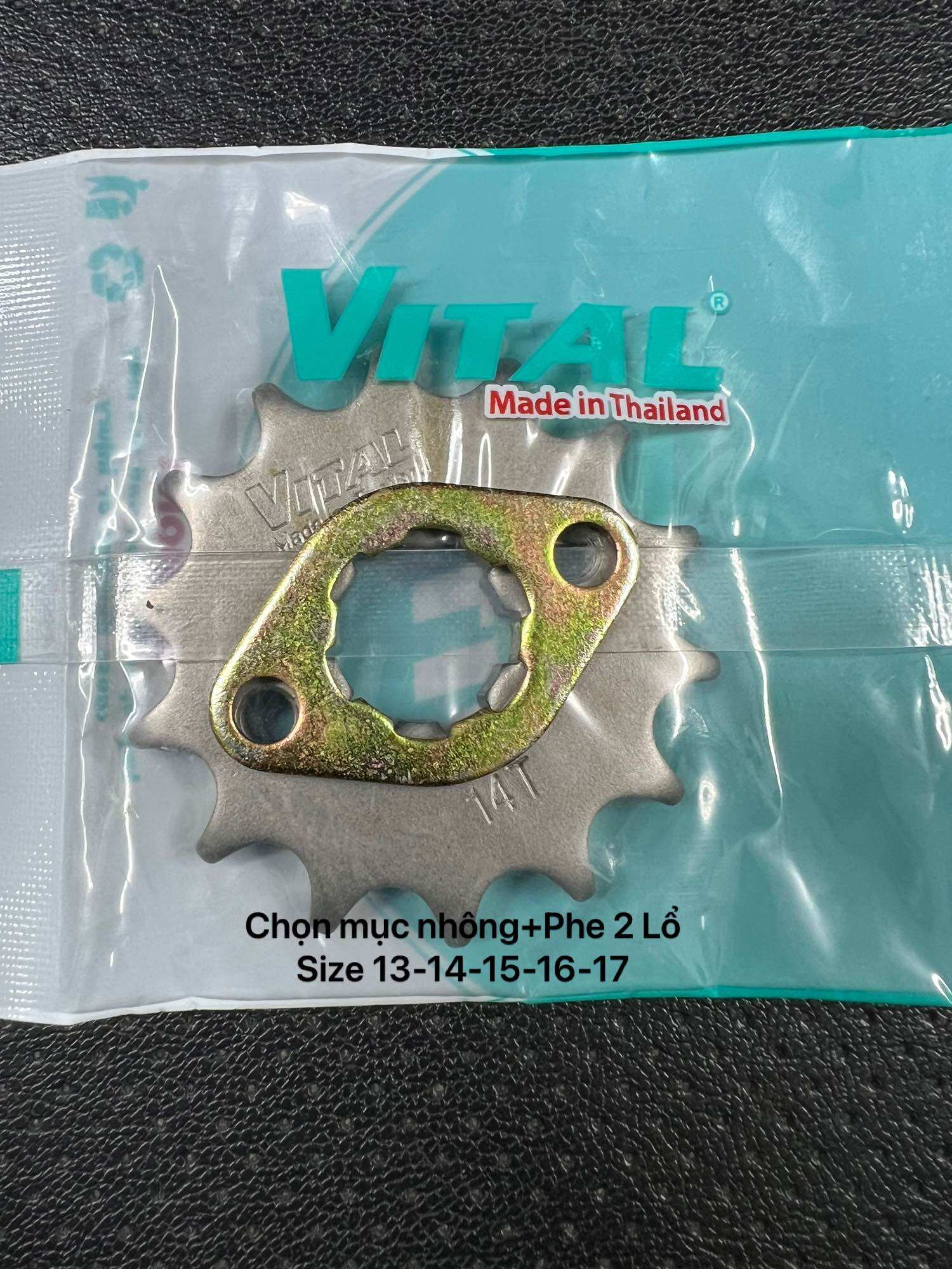 Nhông sau lắp nova dash winner sonic cbr150 cb150r - 12t13t 14t 15t 16t17t vital made in thailand