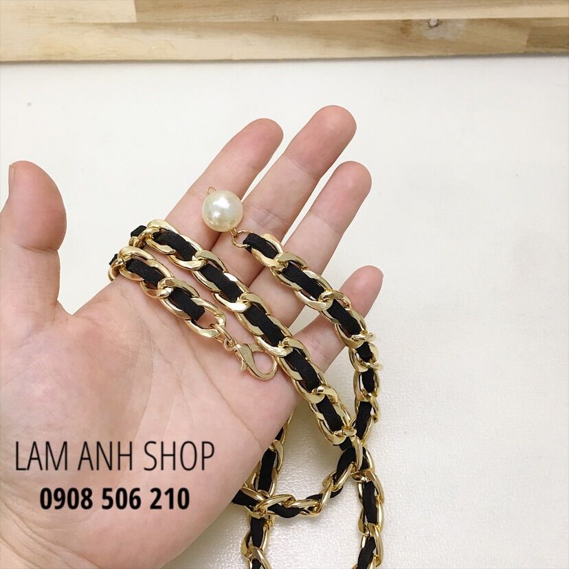 Thắt lưng xích luồn da - Chain Belt
