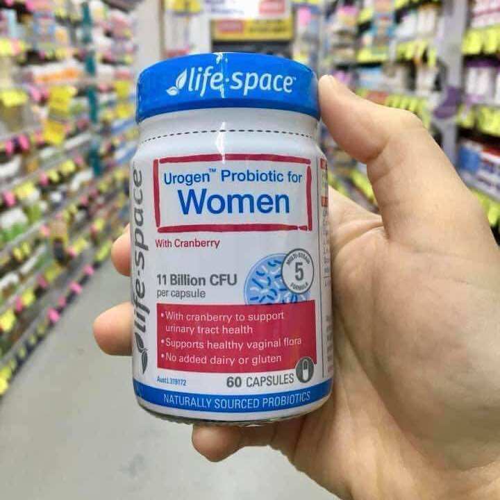 Life Space Urogen Probiotic - MEN HỖ TRỢ SỨC KHOẺ ĐƯỜNG TIẾT NIỆU DÀNH CHO NỮ