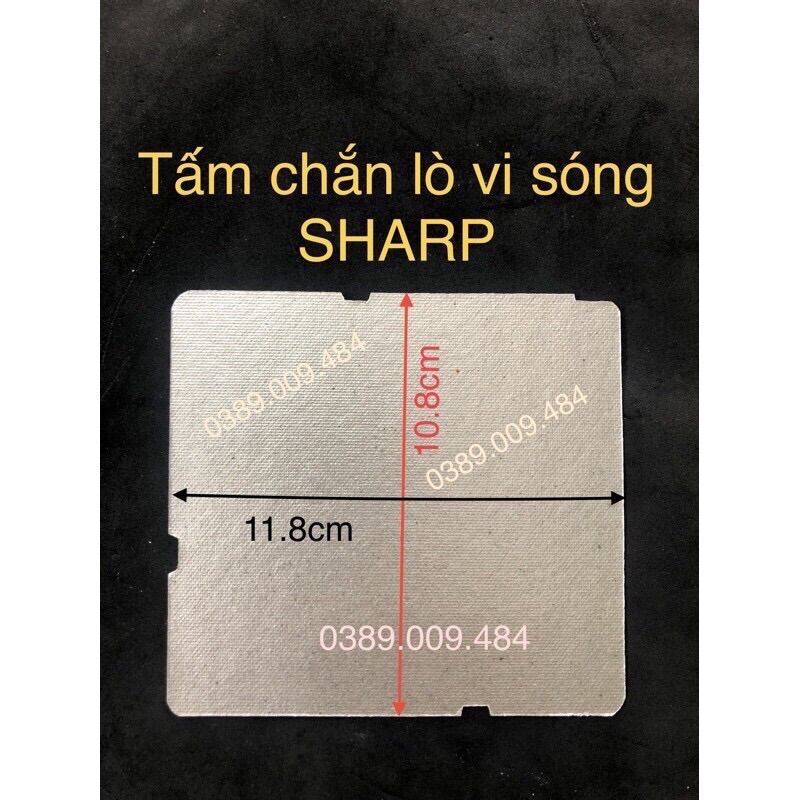 Tấm chắn sóng lò vi sóng SHARP kích thước 10.8cm x 11.8cm