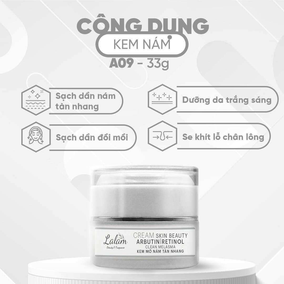 kem lalam mờ nám sạm tàn nhang 33g