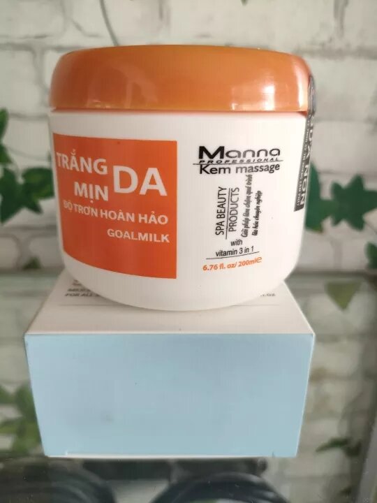 Kem massage trắng mịn da sữa non Manna