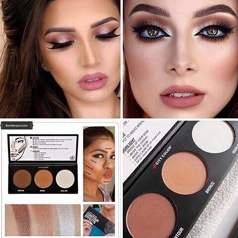 ?Bảng tạo khối và bắt sáng Highlight City Color Contour Effects