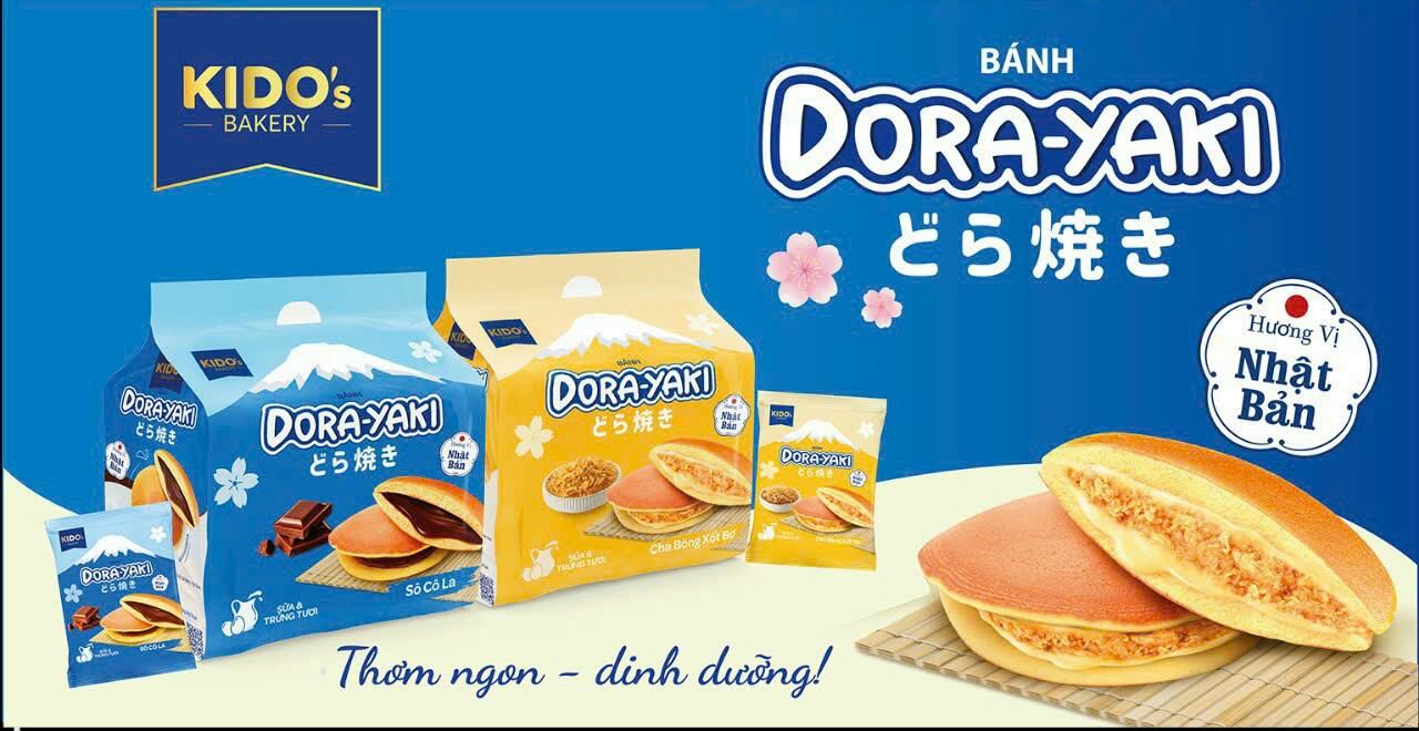Bánh Dora-Yaki siêu mềm được làm từ sữa và trứng tươi 150gr
