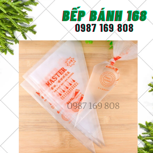 Túi bắt kem vỏ sần 100 chiếc size trung 20cm*30cm