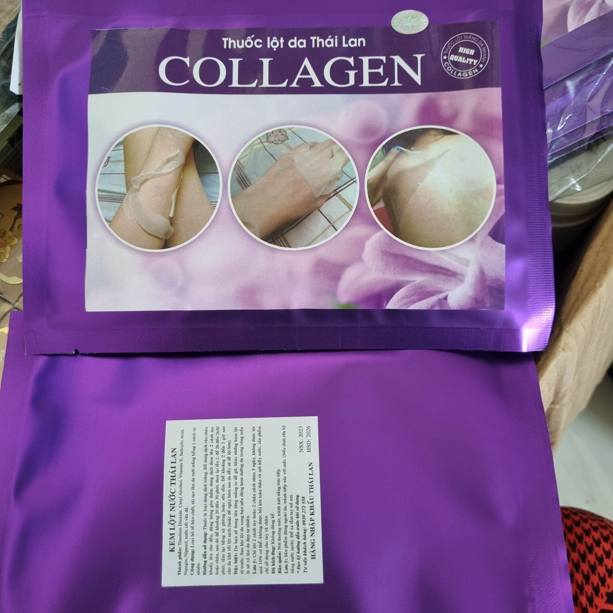 THUỐC LỘT COLLAGEN THÁI LAN