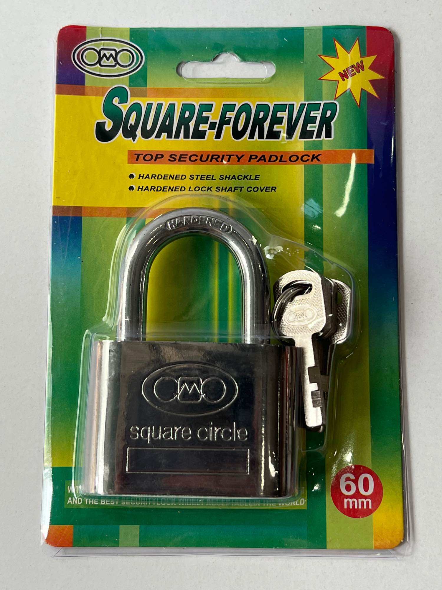 Ổ khoá 3 vòng Square Forever chống trộm, chống cắt 6P