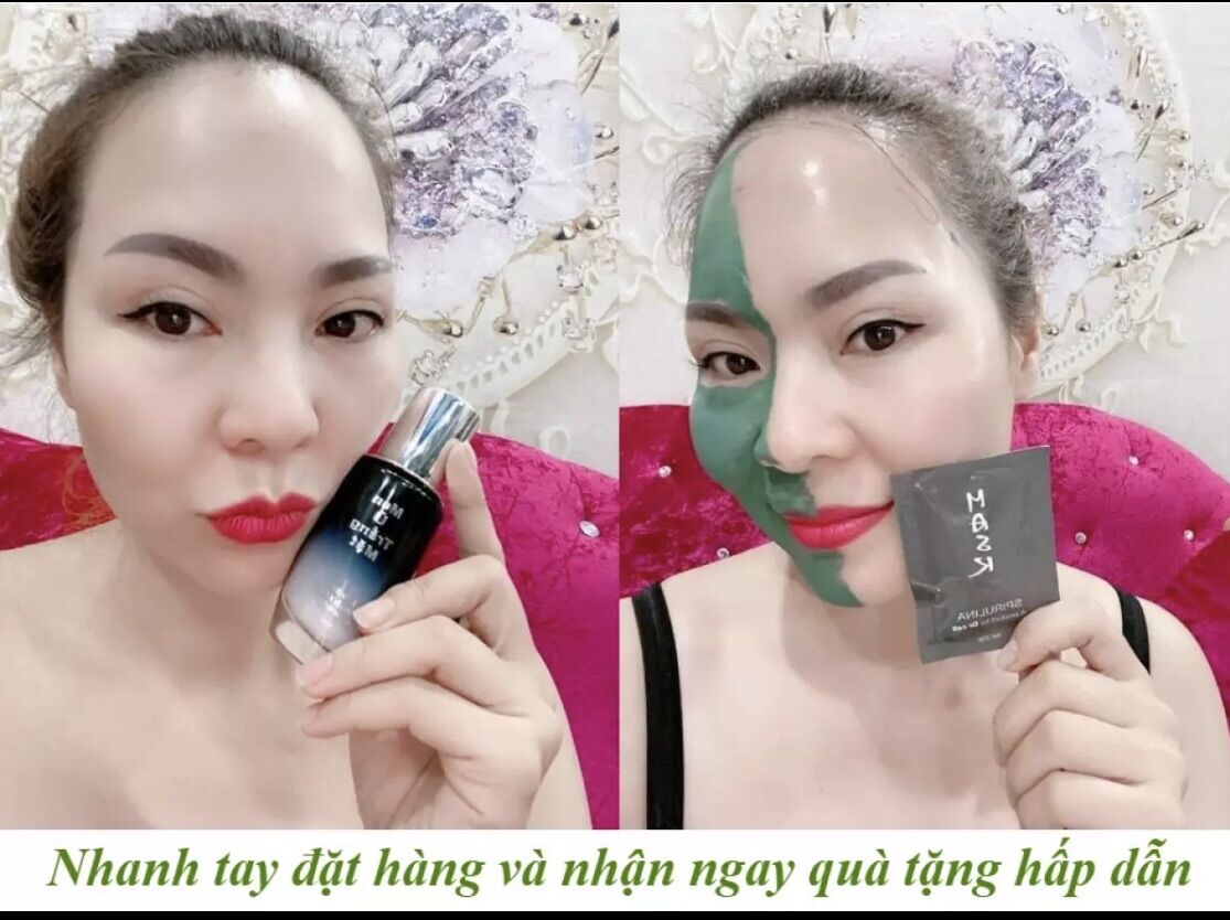 Men ủ trắng da mặt thần thánh Dr Cell ( tặng 2 gói tảo nạ)