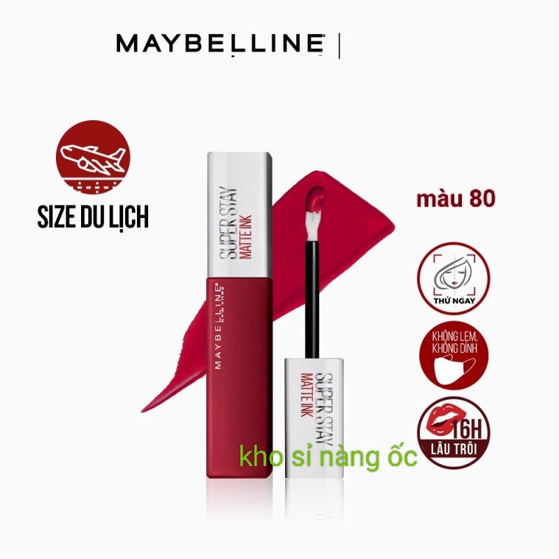 Son kem lì maybelline size mini màu 80