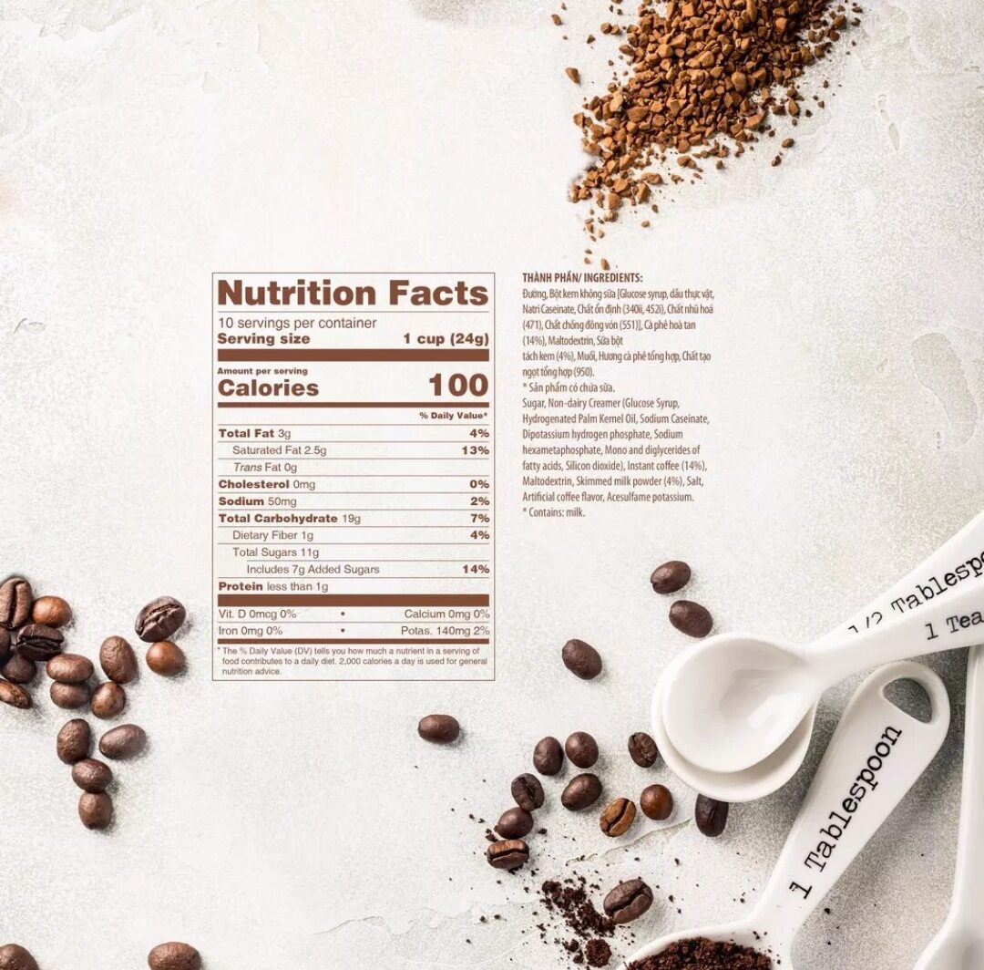 cà phê hòa tan King coffee bịch 45 gói