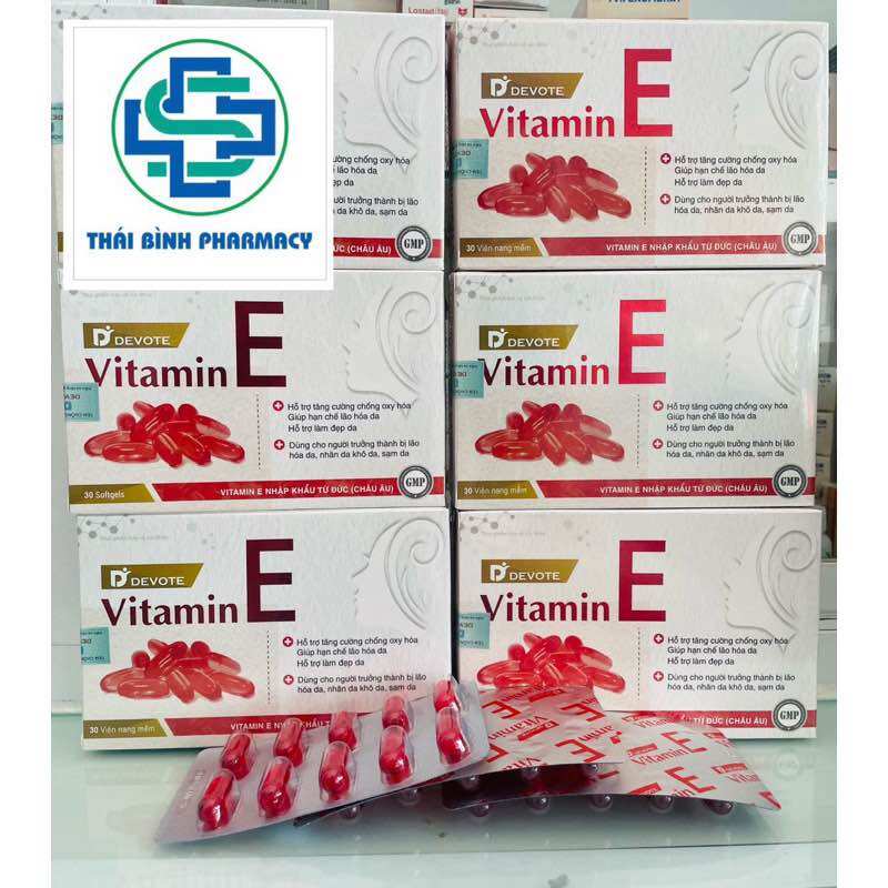 Vitamin E Devote - Hộp 30v