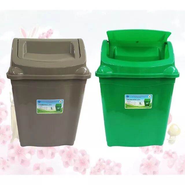 Thùng rác lật đựng rác nhựa việt nhật