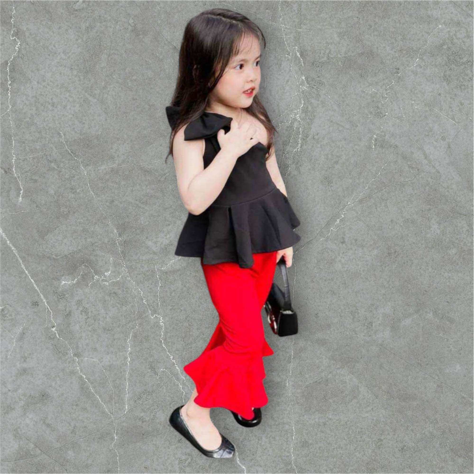 sét áo dây ngố xinh cho bé