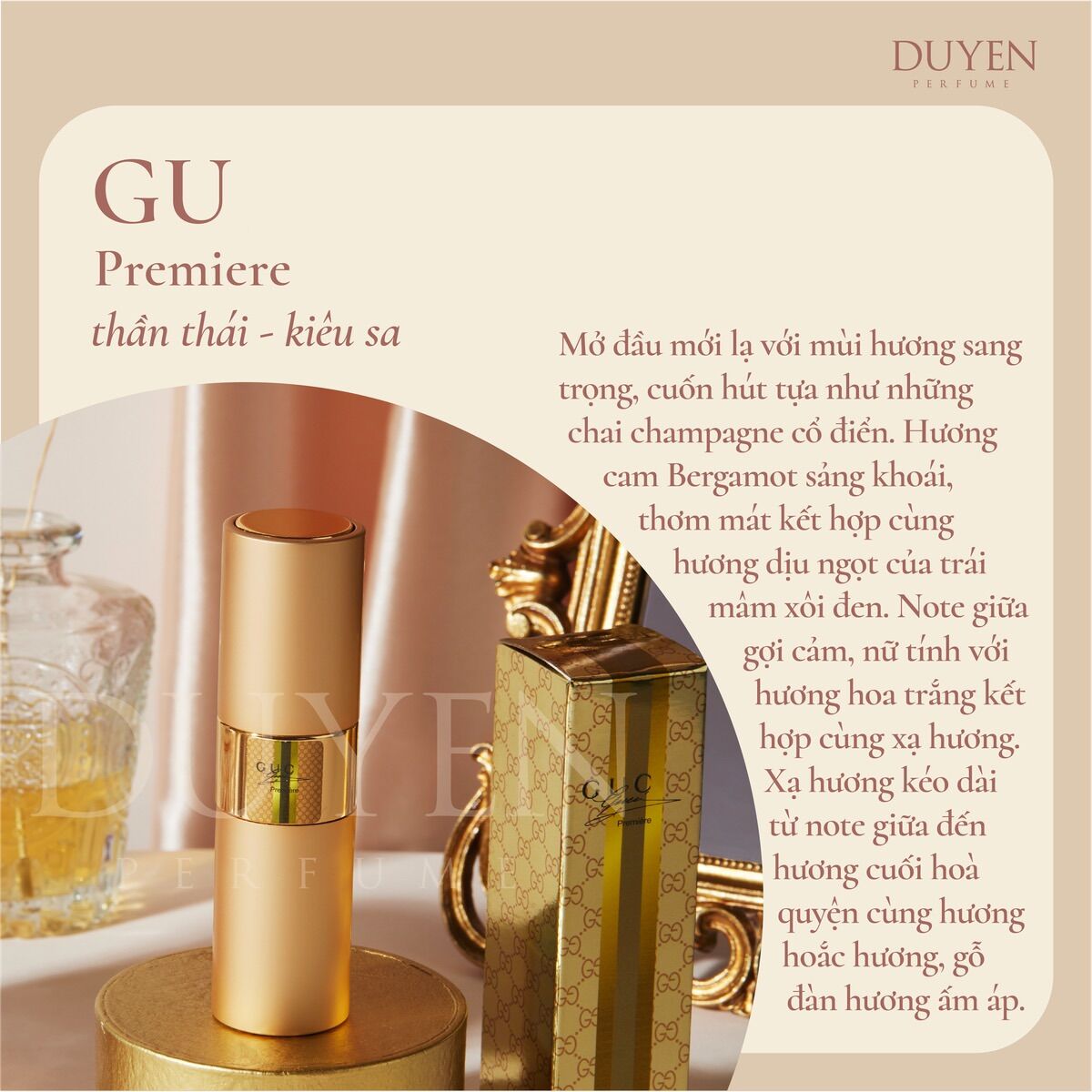 Nước hoa Nữ GC PREMIERE Sang chảnh Tiểu thư duyenperfume