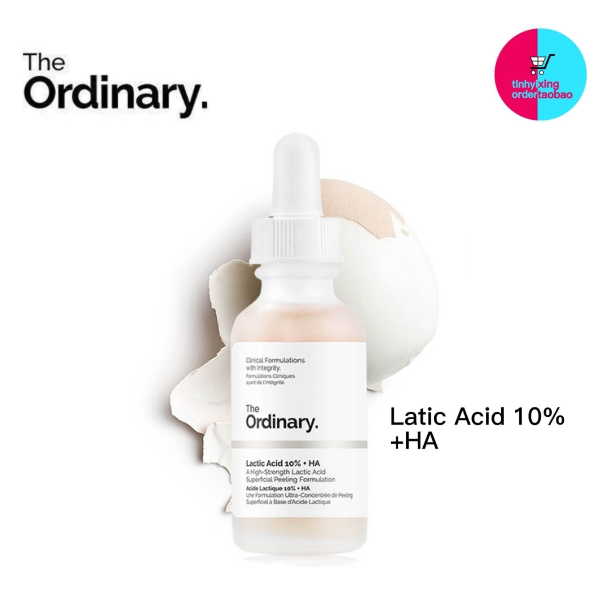 (Tinhyixing) Serum Tẩy Tế Bào Chết Không Gây Kích Ứng Da The Ordinary Lactic Acid 10% + Ha 2% - 30Ml