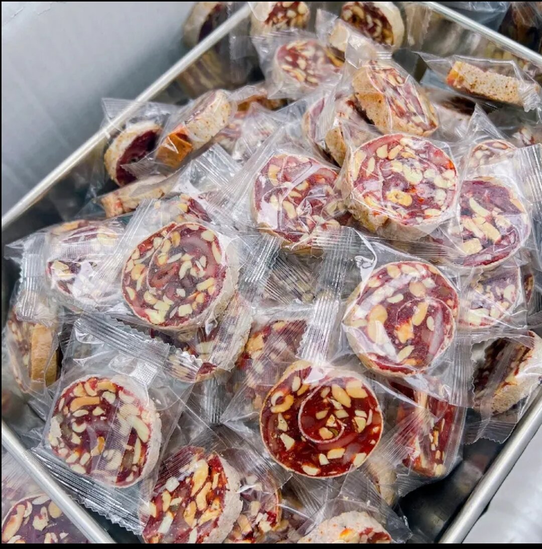 2kg Kẹo chuối cuộn loại ngon