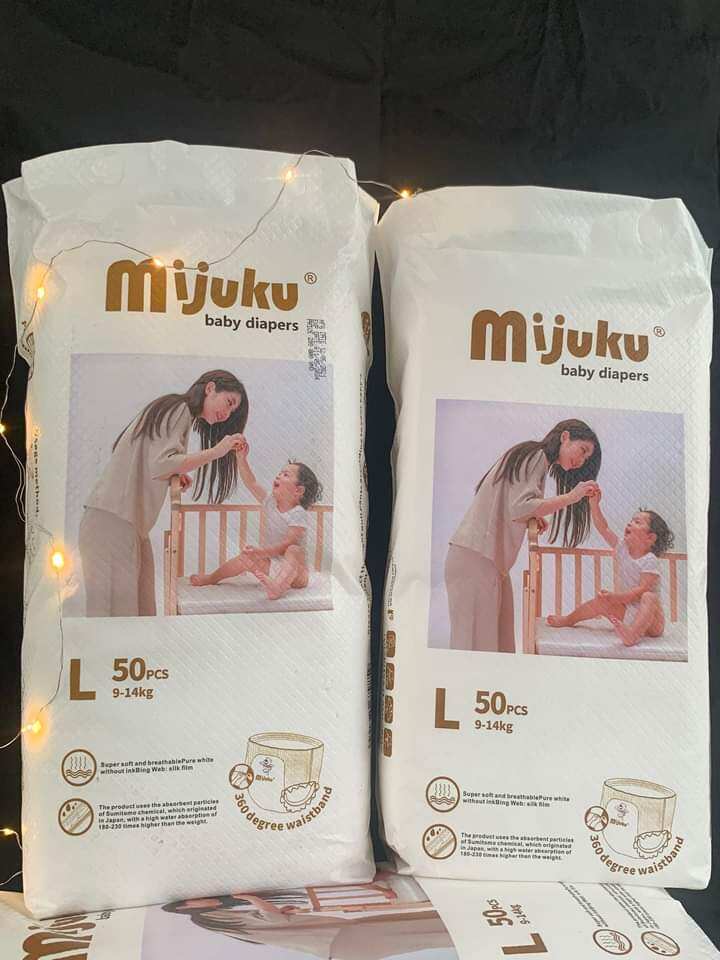 Bỉm Quần Mijuku xuất Nhật đủ size M/L/XL/XXL/XXXL 50 miếng