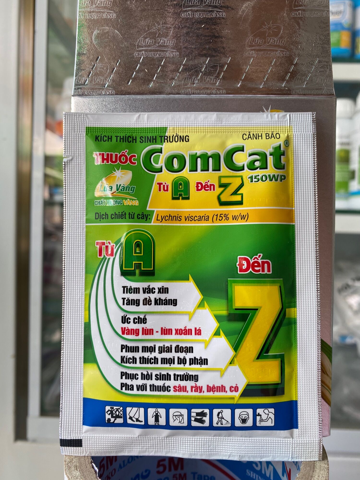 [ 1 hộp 10 gói 7.55g] COMCAT A-Z 150WP Kích thích sinh trưởng cây trồng