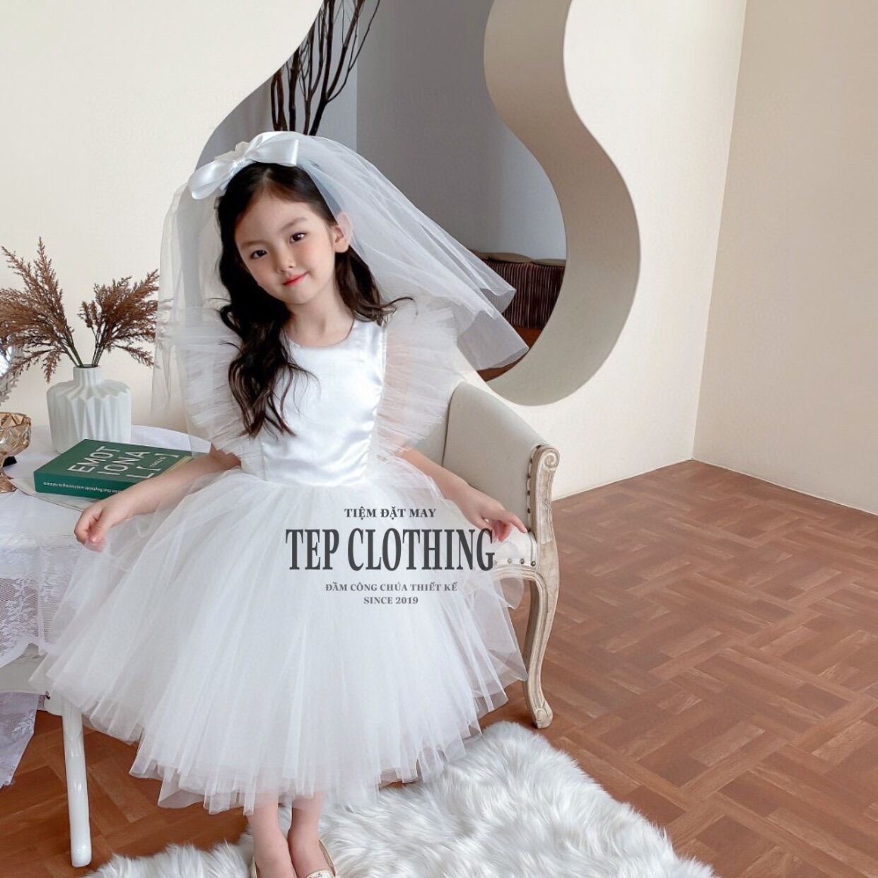 CÀI ĐẦU CÔ DÂU CHO BÉ