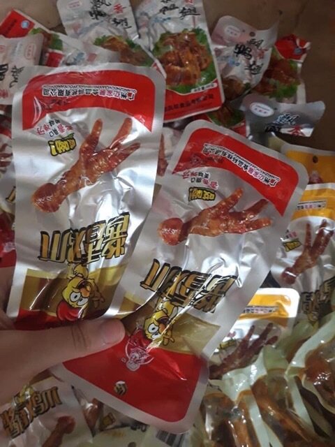 combo 10 chiếc chân gà cay tứ xuyên