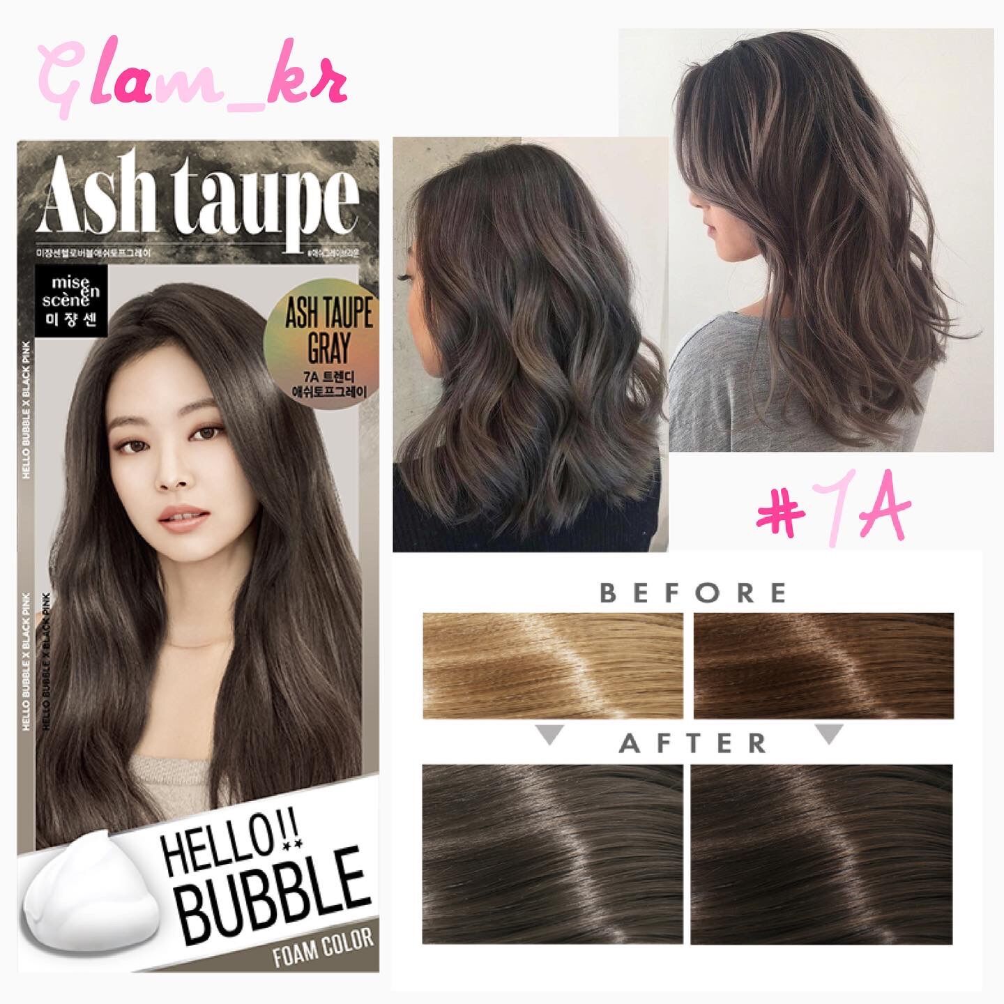 [HCM]Mise en scene hello bubble foam color thuốc nhuộm tóc dạng bọt