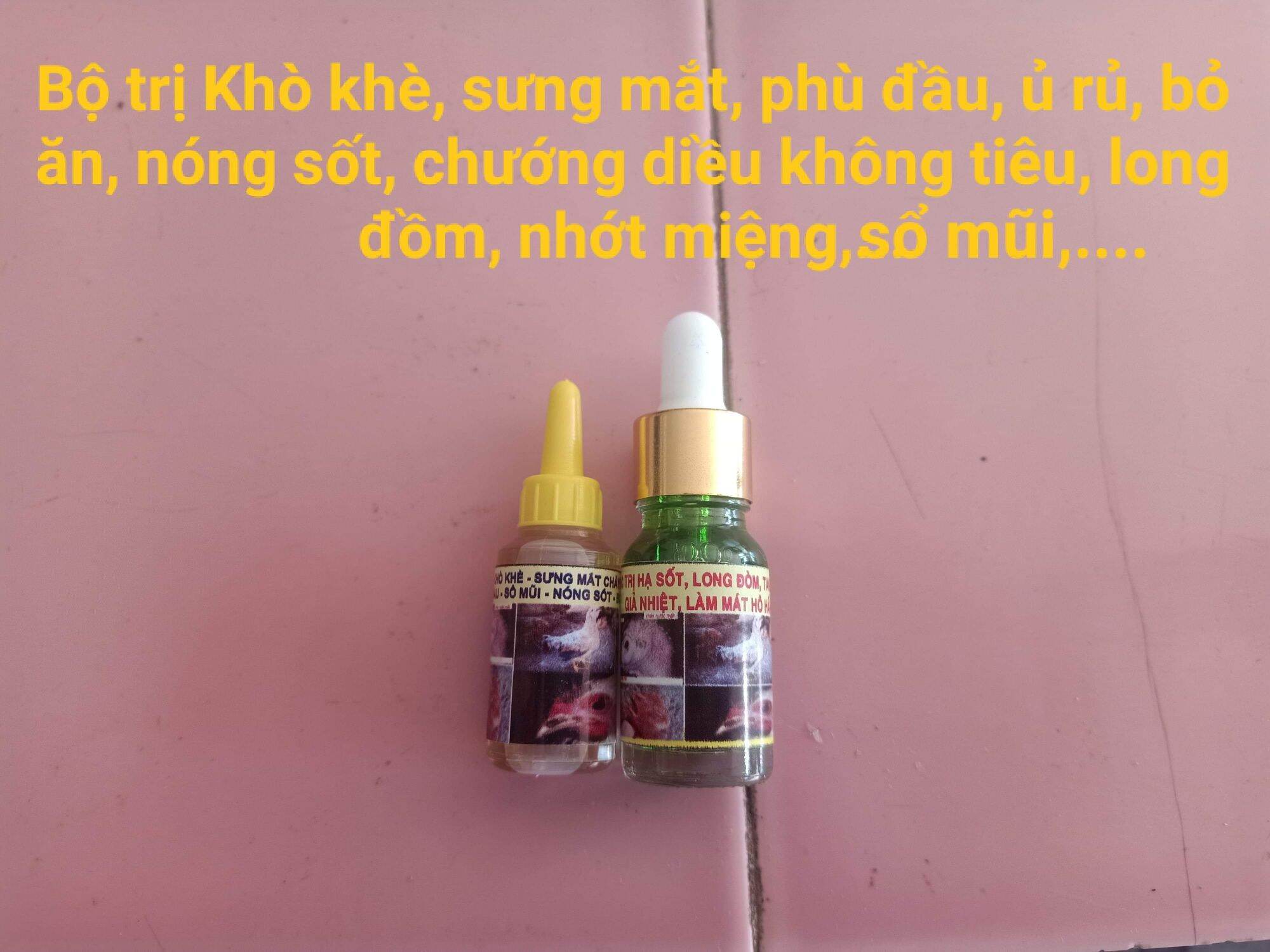 Gà khò khè, sổ mũi, long đàm, chướng diều không tiêu