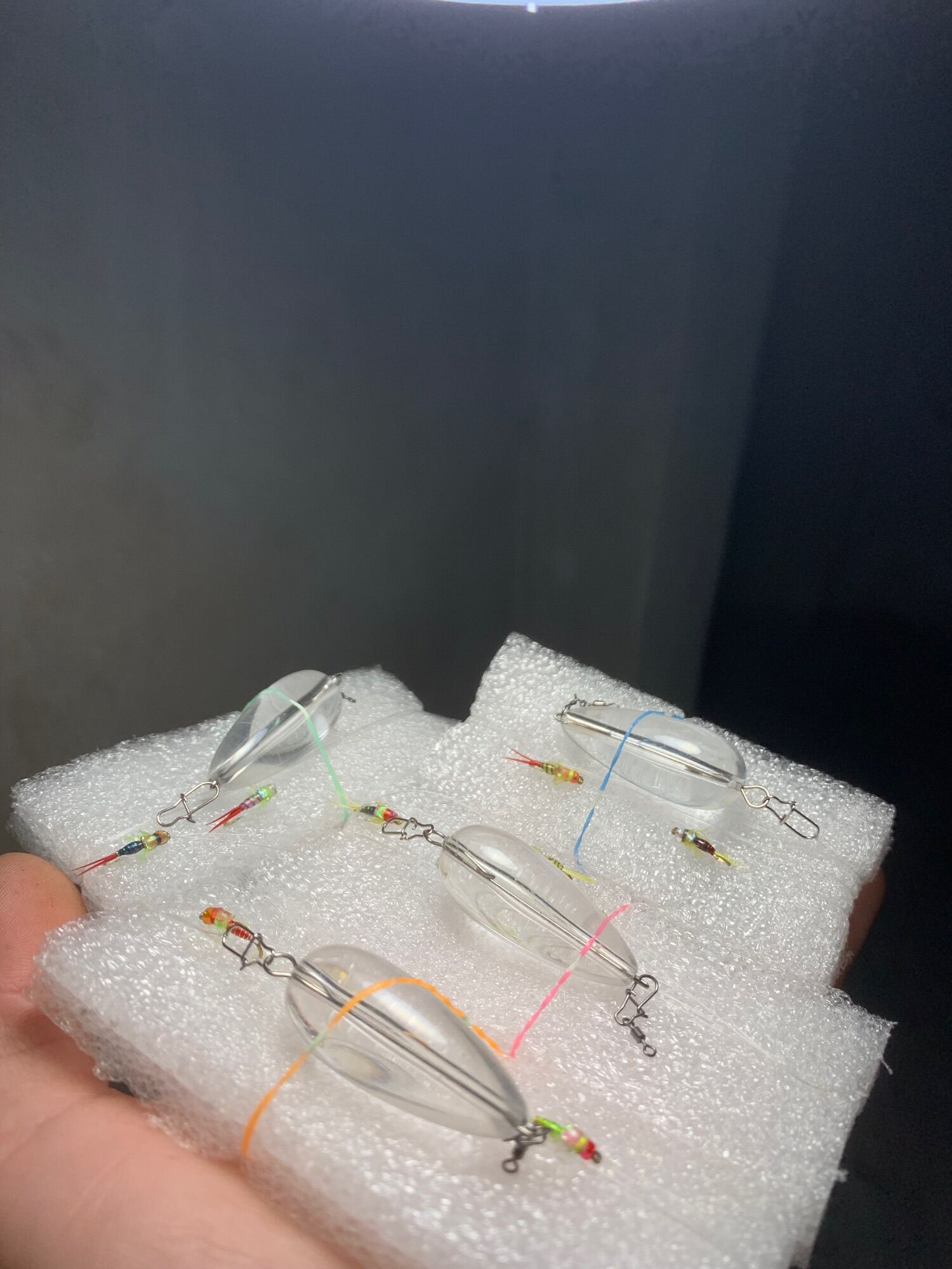 Set 5 con mồi fly câu lure,tenkera.fly suối