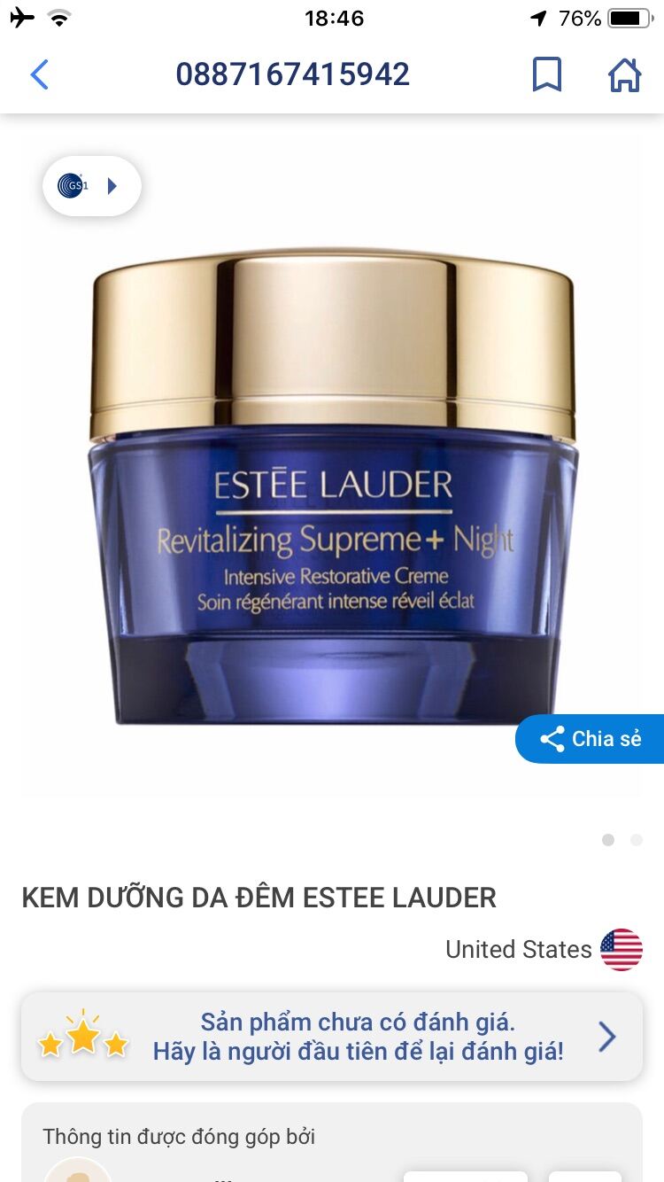 💝Kem Dưỡng Ban Đêm Estee Lauder Revitalizing Supreme+ Night Intensive Restorative Creme 50Ml💝