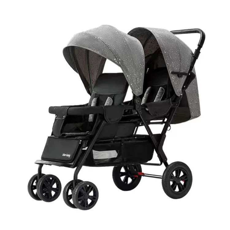 Xe đẩy đôi cho bé có thể gấp gọn dc