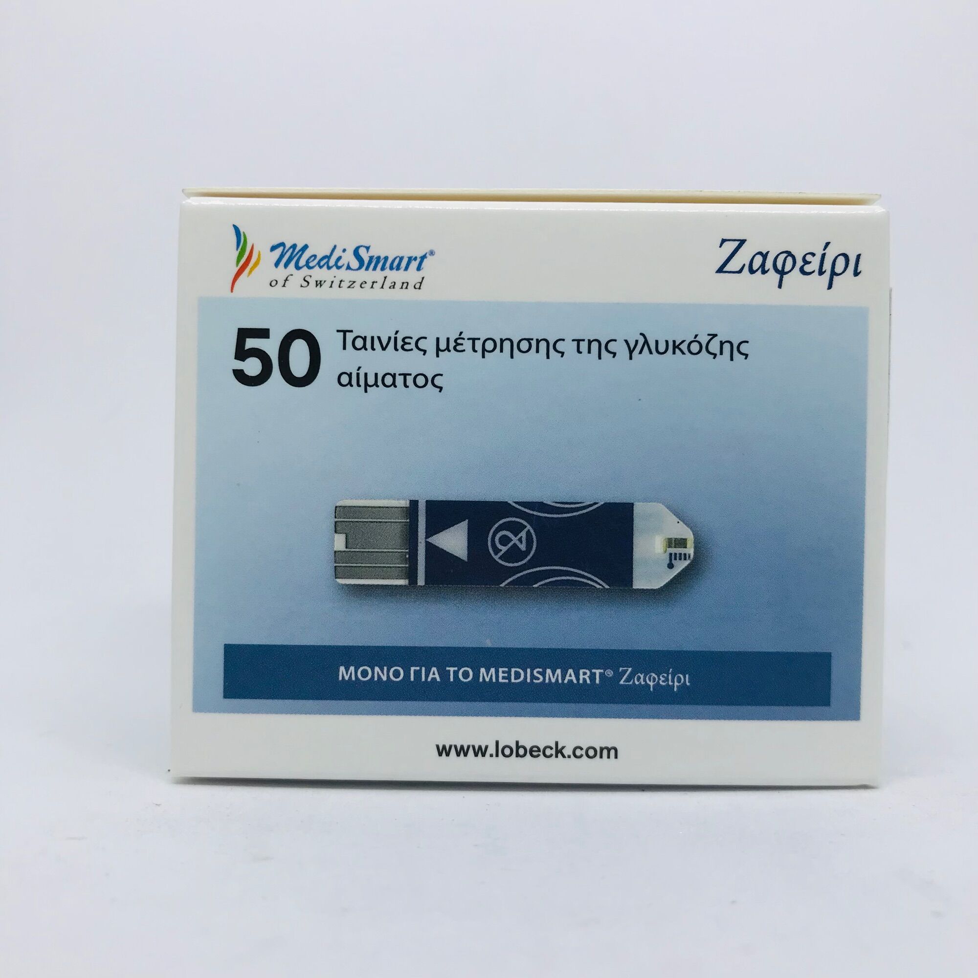 Que thử đường huyết MediSmart Sapphire (50 que)