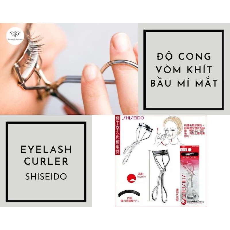 [Chính hãng] Bấm mi Shiseido Eyelash Curler 213