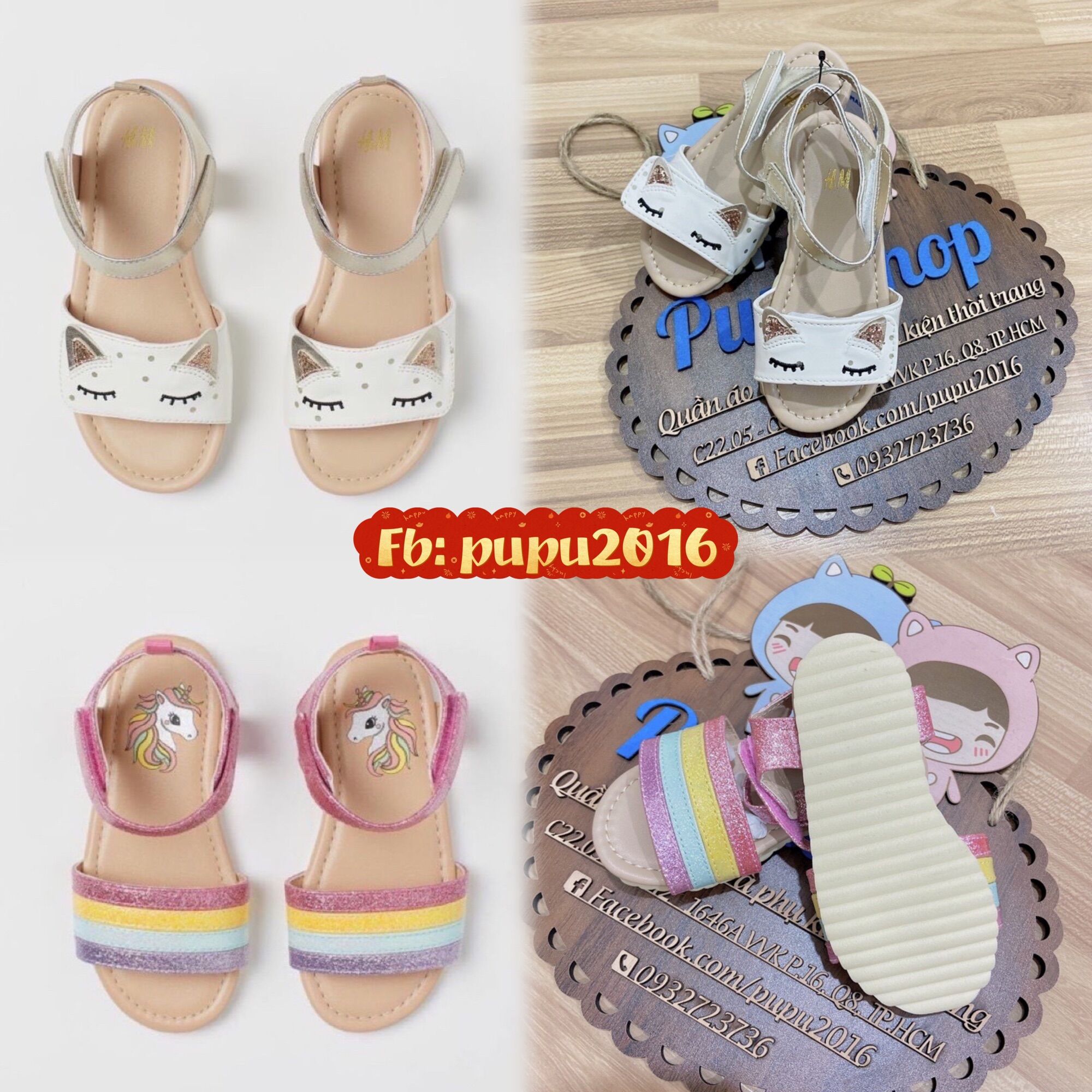 Giầy mèo / pony h&m cho bé gái siêu xinh