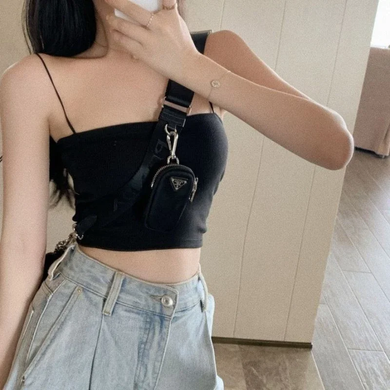 Áo croptop 2 dây, áo lót trong A38