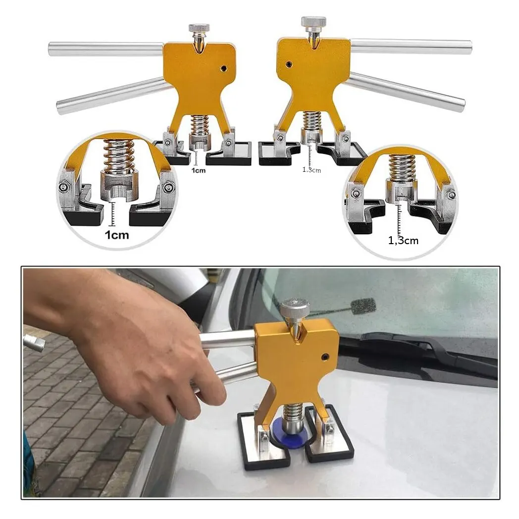 Paintless cơ thể Dent sửa chữa Kit cầu puller Phụ kiện bao gồm 30 puller Tab cốc hút