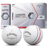 Bóng golf Callaway - BL ERC SOFT- CHROME SOFT(10 quả)Bóng Callaway 3 sọc