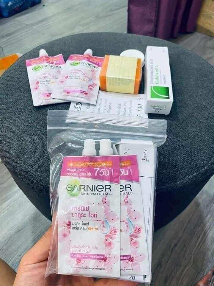 Set Kem Nám Thái Dạng Túi